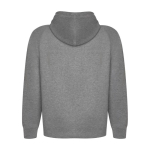 Sweat-shirt fait de 57% de coton biologique unisexe 300 g/m² Roly couleur gris clair chiné deuxième vue arrière