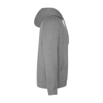 Sweat-shirt fait de 57% de coton biologique unisexe 300 g/m² Roly couleur gris clair chiné deuxième vue latérale