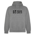 Sweat-shirt fait de 57% de coton biologique unisexe 300 g/m² Roly avec zone d'impression