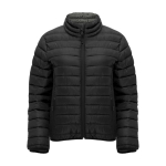 Veste publicitaire matelassée pour femme 100% polyester 290 g/m² Roly couleur noir