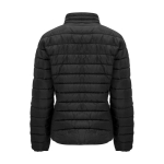 Veste publicitaire matelassée pour femme 100% polyester 290 g/m² Roly couleur noir deuxième vue arrière