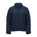 Veste publicitaire matelassée pour femme 100% polyester 290 g/m² Roly couleur bleu marine