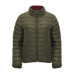 Veste publicitaire matelassée pour femme 100% polyester 290 g/m² Roly couleur vert militaire
