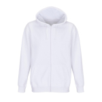 Sweat à capuche en coton et polyester SOL'S Carter 280 g/m² couleur blanc neuvième vue