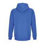 Sweat à capuche en coton et polyester SOL'S Carter 280 g/m² couleur bleu roi vue arrière