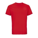 T-shirt unisexe 100% coton biologique SOL'S Legend 175 g/m² couleur rouge