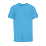 T-shirt unisexe 100 % coton biologique SOL'S Legend 175 g/m² couleur cyan