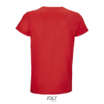 T-shirt unisexe en coton avec col rond SOL'S Crusader 150 g/m² couleur rouge vue arrière