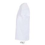 T-shirt unisexe en coton avec col rond SOL'S Crusader 150 g/m² couleur blanc vue latérale