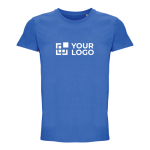 T-shirt unisexe en coton avec col rond SOL'S Crusader 150 g/m² couleur bleu roi vue avec zone d'impression
