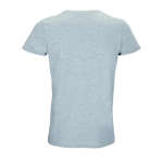 T-shirt unisexe en coton avec col rond SOL'S Crusader 150 g/m² couleur gris chiné vue arrière
