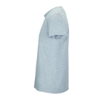 T-shirt unisexe en coton avec col rond SOL'S Crusader 150 g/m² couleur gris chiné vue latérale