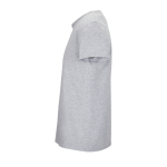 T-shirt unisexe en coton avec col rond SOL'S Crusader 150 g/m² couleur gris chiné vue latérale