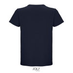 T-shirt unisexe en coton avec col rond SOL'S Crusader 150 g/m² couleur bleu marine vue arrière