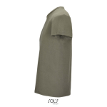 T-shirt unisexe en coton avec col rond SOL'S Crusader 150 g/m² couleur vert militaire vue latérale