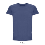 T-shirt unisexe en coton avec col rond SOL'S Crusader 150 g/m² couleur bleu jean