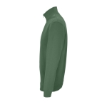 Sweat coton/polyester à fermeture 1/4 SOL'S Conrad 280 g/m² couleur vert foncé vue latérale