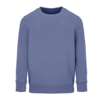 Sweat coton/polyester recyclé, enfants, SOL'S Columbia 280 g/m² couleur bleu