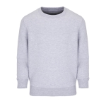 Sweat coton/polyester recyclé, enfants, SOL'S Columbia 280 g/m² couleur gris clair