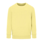 Sweat coton/polyester recyclé, enfants, SOL'S Columbia 280 g/m² couleur jaune clair