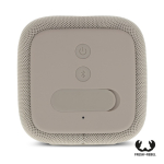 Enceinte carrée étanche Fresh 'n Rebel Rockbox Bold S couleur beige quatrière vue