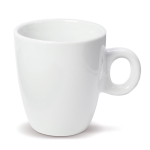 Tasse en céramique blanche compatible avec les machines à café 200ml couleur blanc
