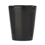 Tasse céramique couleurs à poignée triangulaire fabriquée en UE 270ml couleur noir troisième vue