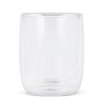 Verre à café en double paroi avec capacité de 230ml couleur transparent deuxième vue