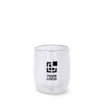 Verre à café en double paroi avec capacité de 230ml vue principale