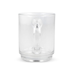 Tasse en verre résistant à la chaleur pour le thé de 260ml couleur transparent quatrière vue