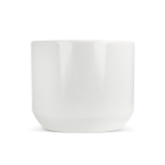 Tasse céramique blanche avec une poignée rectangulaire compacte 250ml couleur blanc quatrière vue