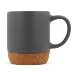 Tasse de couleurs avec détail en liège sur la base 250ml couleur gris deuxième vue