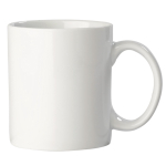 Tasse blanche en céramique spéciale pour sublimation 300ml couleur blanc quatrière vue
