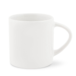 Petite tasse avec poignée triangulaire spéciale pour sublimation 180ml couleur blanc
