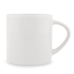 Petite tasse avec poignée triangulaire spéciale pour sublimation 180ml couleur blanc troisième vue