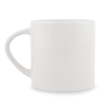 Petite tasse avec poignée triangulaire spéciale pour sublimation 180ml couleur blanc cinquième vue