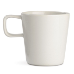 Tasse en céramique avec poignée carrée sur la partie supérieure 180ml couleur blanc deuxième vue