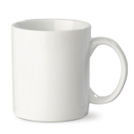 Tasse blanche en porcelaine fabriquée en UE d'une capacité de 300ml couleur blanc