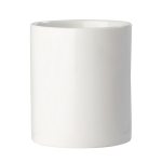 Tasse blanche en porcelaine fabriquée en UE d'une capacité de 300ml couleur blanc troisième vue