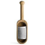 Râpe à fromage parmesan intelligente compatible avec le lave-vaisselle couleur bois