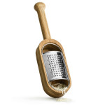 Râpe à fromage parmesan intelligente compatible avec le lave-vaisselle couleur bois deuxième vue