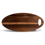 Planche à découper en forme ovale en bois d'acacia FSC couleur bois
