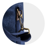Sac isotherme avec poignées deux tailles Orrefors Hunting 27 couleur bleu foncé sixième vue