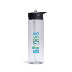 Bouteille en plastique sans BPA avec paille incluse 700ml vue principale