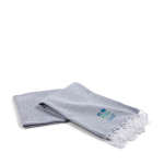 Serviette en coton recyclé type Hammam de couleur unie 150x90cm vue principale