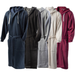 Peignoir en coton et polyester avec capuche ajustable taille S/M