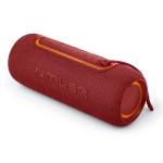 Enceinte de forme cylindrique résistante à l'eau avec détails LED couleur rouge