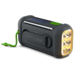 Radio portable avec lampe et batterie externe 1 000 mAh Muse couleur noir troisième vue