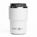 Verre à emporter en double paroi avec technologie Asobu 355ml couleur blanc