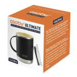 Tasse à emporter technologie Asobu adaptée aux machines à café 360ml couleur noir deuxième vue